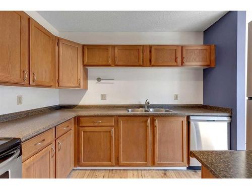 105-205 5 Avenue Ne, Calgary, AB - Indoor Photo Showing Kitchen With Double Sink