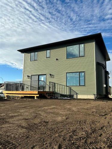 721 Mandalay Link, Carstairs, AB - Outdoor With Deck Patio Veranda With Exterior