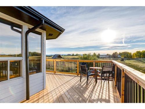 251209 Range Road 33, Rural Rocky View County, AB - Outdoor With Deck Patio Veranda With View With Exterior