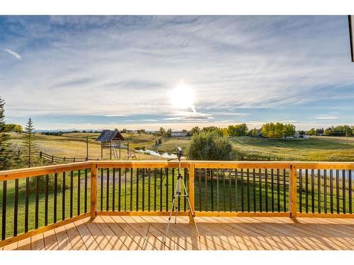 251209 Range Road 33, Rural Rocky View County, AB - Outdoor With Deck Patio Veranda With View