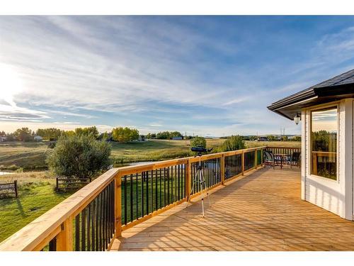 251209 Range Road 33, Rural Rocky View County, AB - Outdoor With Deck Patio Veranda With View