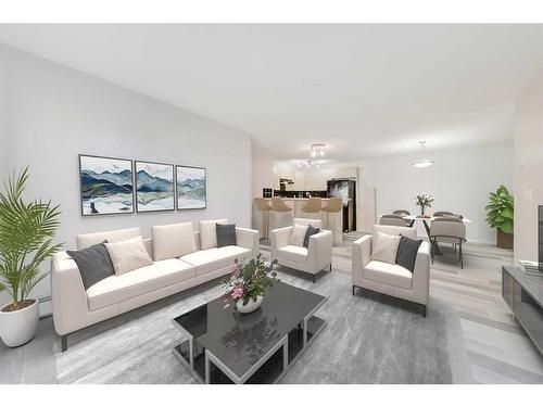 4216-60 Panatella Street Nw, Calgary, AB - Indoor Photo Showing Living Room