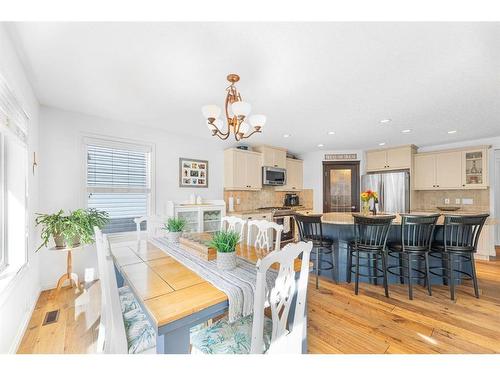 7 Jumping Pound Terrace, Cochrane, AB - Indoor Photo Showing Dining Room