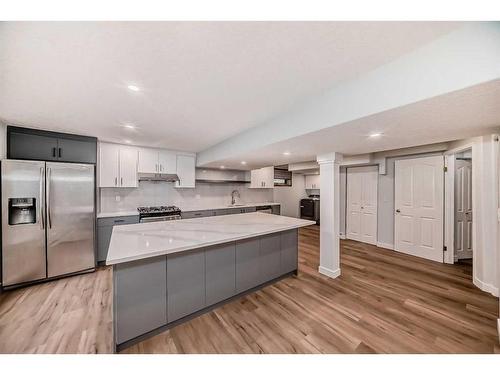 108 Cove Road, Chestermere, AB - Indoor Photo Showing Kitchen With Stainless Steel Kitchen