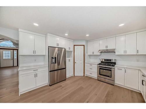 108 Cove Road, Chestermere, AB - Indoor Photo Showing Kitchen With Stainless Steel Kitchen