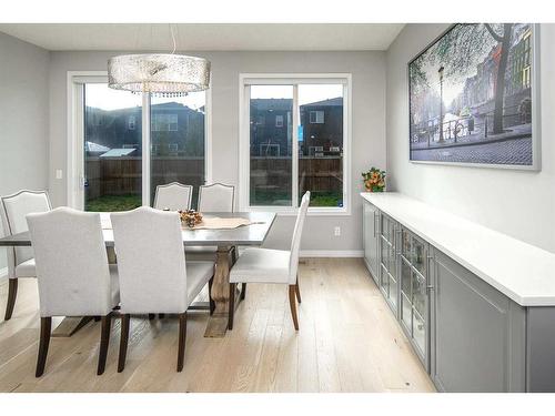 24 Carrington Rise Nw, Calgary, AB - Indoor Photo Showing Dining Room