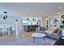 387 96 Avenue Se, Calgary, AB  - Indoor Photo Showing Living Room With Fireplace 