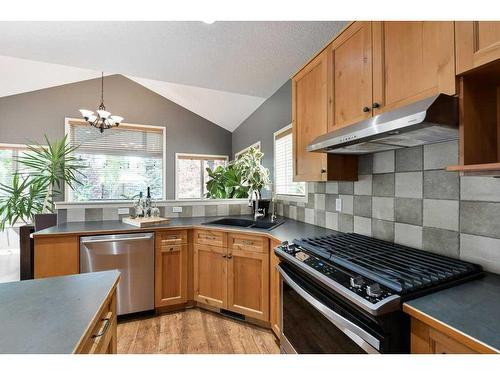 382 Discovery Ridge Boulevard Sw, Calgary, AB - Indoor Photo Showing Kitchen With Stainless Steel Kitchen With Double Sink