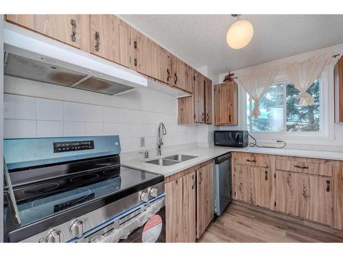 23-2511 38 Street Ne, Calgary, AB - Indoor Photo Showing Kitchen With Double Sink