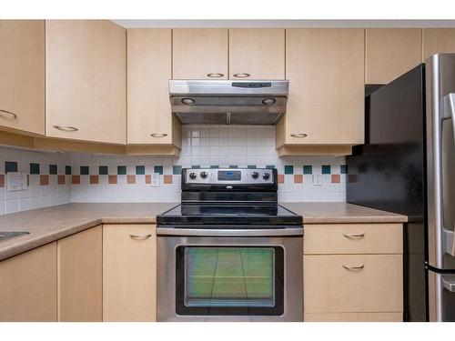 206-804 3 Avenue Sw, Calgary, AB - Indoor Photo Showing Kitchen With Stainless Steel Kitchen