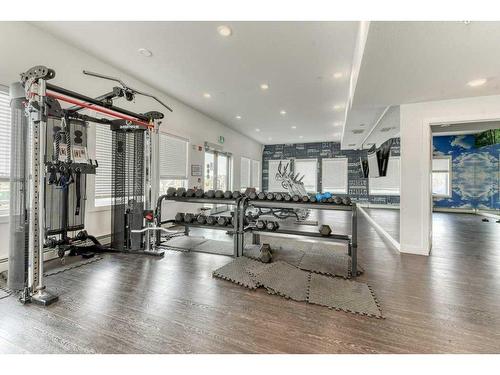 1322-76 Cornerstone Passage Ne, Calgary, AB - Indoor Photo Showing Gym Room