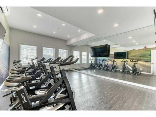 1322-76 Cornerstone Passage Ne, Calgary, AB - Indoor Photo Showing Gym Room