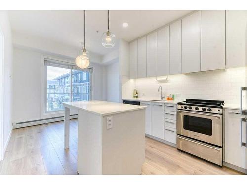 1322-76 Cornerstone Passage Ne, Calgary, AB - Indoor Photo Showing Kitchen With Upgraded Kitchen