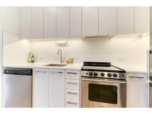 1322-76 Cornerstone Passage Ne, Calgary, AB - Indoor Photo Showing Kitchen With Stainless Steel Kitchen With Upgraded Kitchen