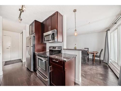 205A-4455 Greenview Drive, Calgary, AB - Indoor Photo Showing Kitchen With Stainless Steel Kitchen