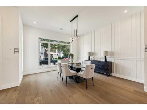 2433 6 Avenue Nw, Calgary, AB - Indoor Photo Showing Dining Room