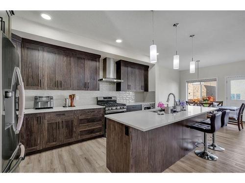 28 Savanna Link Ne, Calgary, AB - Indoor Photo Showing Kitchen With Upgraded Kitchen