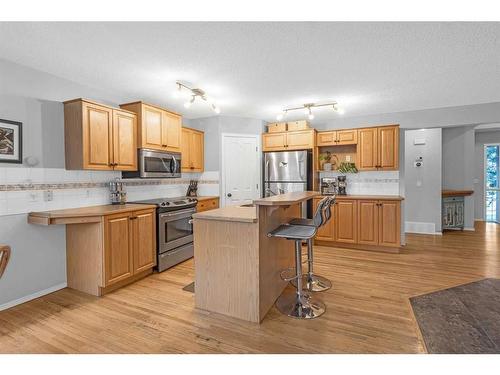 1093 Cranston Drive Se, Calgary, AB - Indoor Photo Showing Kitchen With Stainless Steel Kitchen