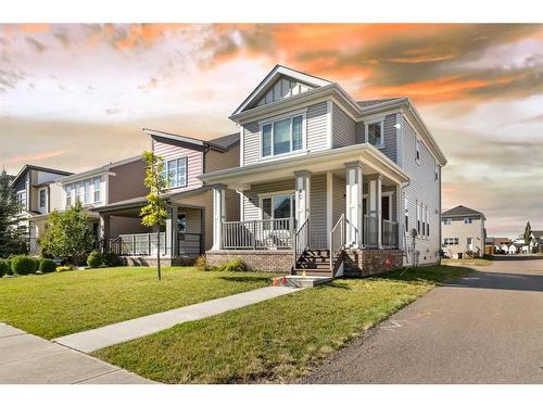 80 Copperpond Parade Se, Calgary, AB - Outdoor With Deck Patio Veranda With Facade