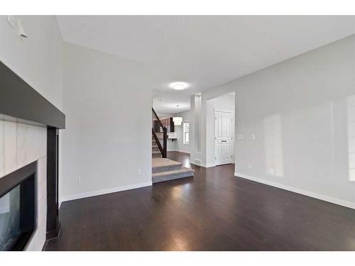 80 Copperpond Parade Se, Calgary, AB - Indoor With Fireplace