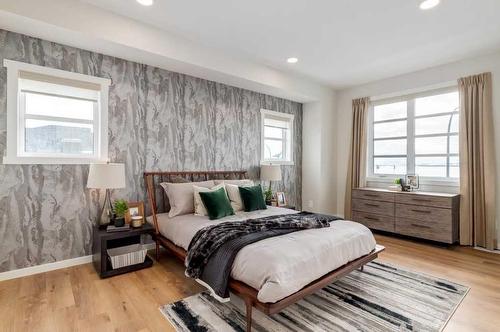 367 Sora Boulevard Se, Calgary, AB - Indoor Photo Showing Bedroom