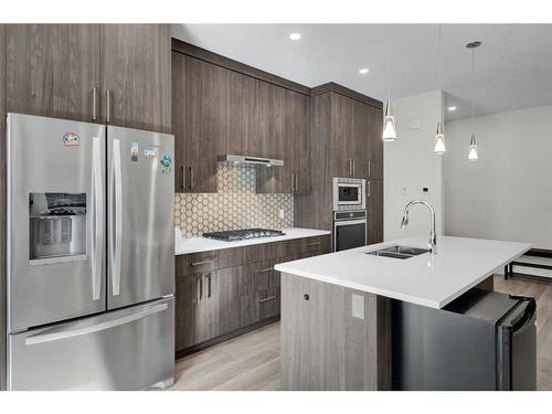 2-1929 36 Street Sw, Calgary, AB - Indoor Photo Showing Kitchen With Double Sink With Upgraded Kitchen