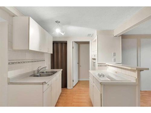 15 Falworth Place Ne, Calgary, AB - Indoor Photo Showing Kitchen With Double Sink