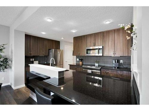 285 Auburn Crest Way Se, Calgary, AB - Indoor Photo Showing Kitchen With Stainless Steel Kitchen