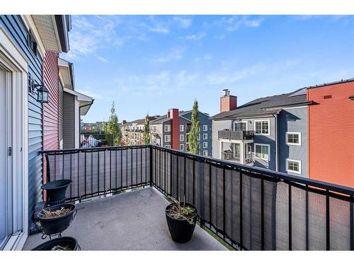 3402-755 Copperpond Boulevard Se, Calgary, AB - Outdoor With Balcony With Exterior