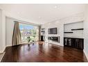 1716 32 Street Sw, Calgary, AB  - Indoor Photo Showing Living Room With Fireplace 