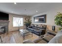 3101-3101 Valleyview Park Se, Calgary, AB  - Indoor Photo Showing Living Room With Fireplace 