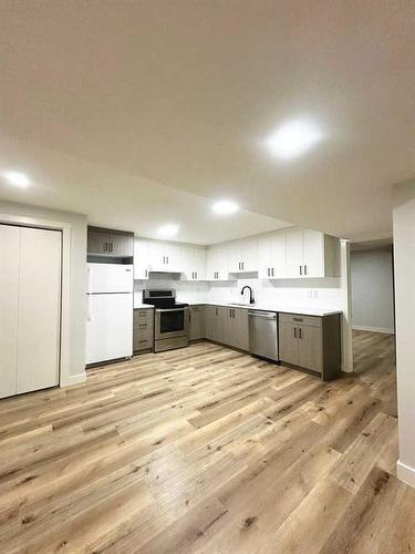 1435 42 Street Ne, Calgary, AB - Indoor Photo Showing Kitchen