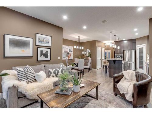 110 Cranford Close Se, Calgary, AB - Indoor Photo Showing Living Room