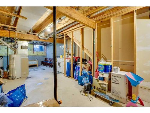 489 Saddlecrest Boulevard Ne, Calgary, AB - Indoor Photo Showing Basement