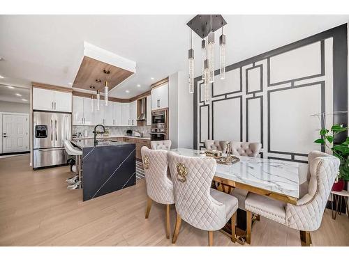 117 Saddlecrest Crescent Ne, Calgary, AB - Indoor Photo Showing Dining Room