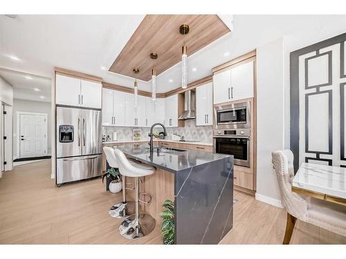 117 Saddlecrest Crescent Ne, Calgary, AB - Indoor Photo Showing Kitchen With Upgraded Kitchen