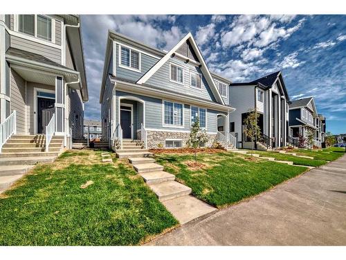 1108 Mahogany Boulevard Se, Calgary, AB - Outdoor With Facade