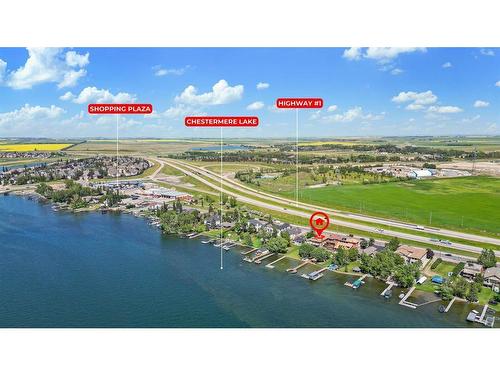 239 East Chestermere Drive, Chestermere, AB - Outdoor With Body Of Water With View