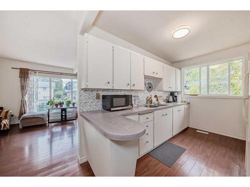 406 28Th Avenue Ne, Calgary, AB - Indoor Photo Showing Kitchen With Double Sink