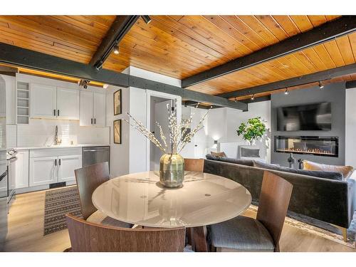 106-11010 Bonaventure Drive Se, Calgary, AB - Indoor Photo Showing Dining Room