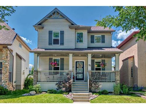 95 Elgin Drive Se, Calgary, AB - Outdoor With Deck Patio Veranda With Facade