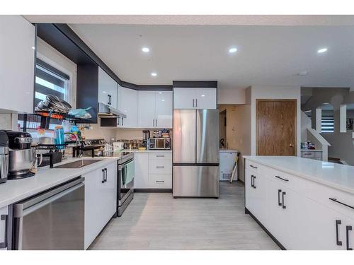 7828 Martha'S Haven Park Ne, Calgary, AB - Indoor Photo Showing Kitchen With Stainless Steel Kitchen