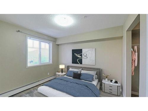 2305-130 Panatella Street Nw, Calgary, AB - Indoor Photo Showing Bedroom