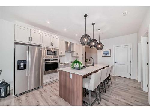 112-30 Sage Hill Walk Nw, Calgary, AB - Indoor Photo Showing Kitchen With Upgraded Kitchen