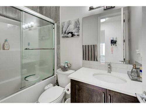 61 Saddlestone Park Ne, Calgary, AB - Indoor Photo Showing Bathroom