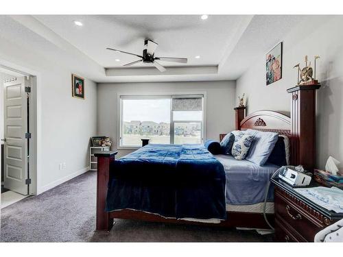 61 Saddlestone Park Ne, Calgary, AB - Indoor Photo Showing Bedroom