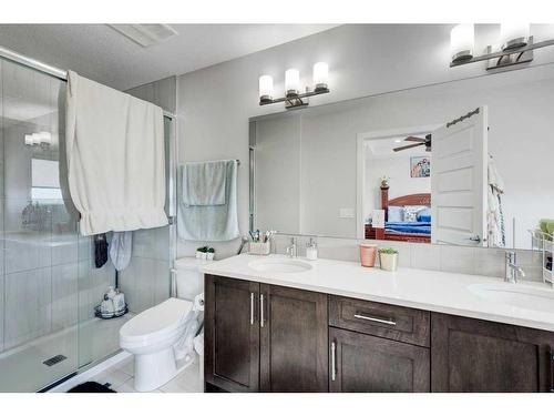 61 Saddlestone Park Ne, Calgary, AB - Indoor Photo Showing Bathroom