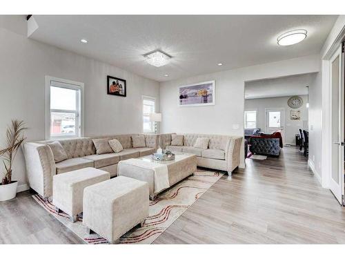 61 Saddlestone Park Ne, Calgary, AB - Indoor Photo Showing Living Room