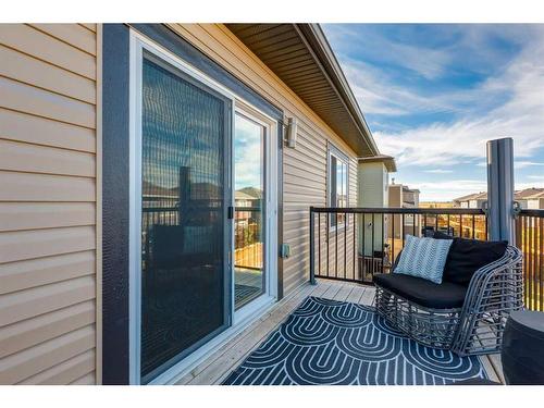 576-500 Harrison Court, Crossfield, AB - Outdoor With Deck Patio Veranda With Exterior