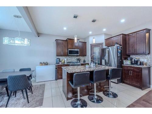 509 Saddlelake Drive Ne, Calgary, AB - Indoor Photo Showing Kitchen With Stainless Steel Kitchen With Upgraded Kitchen